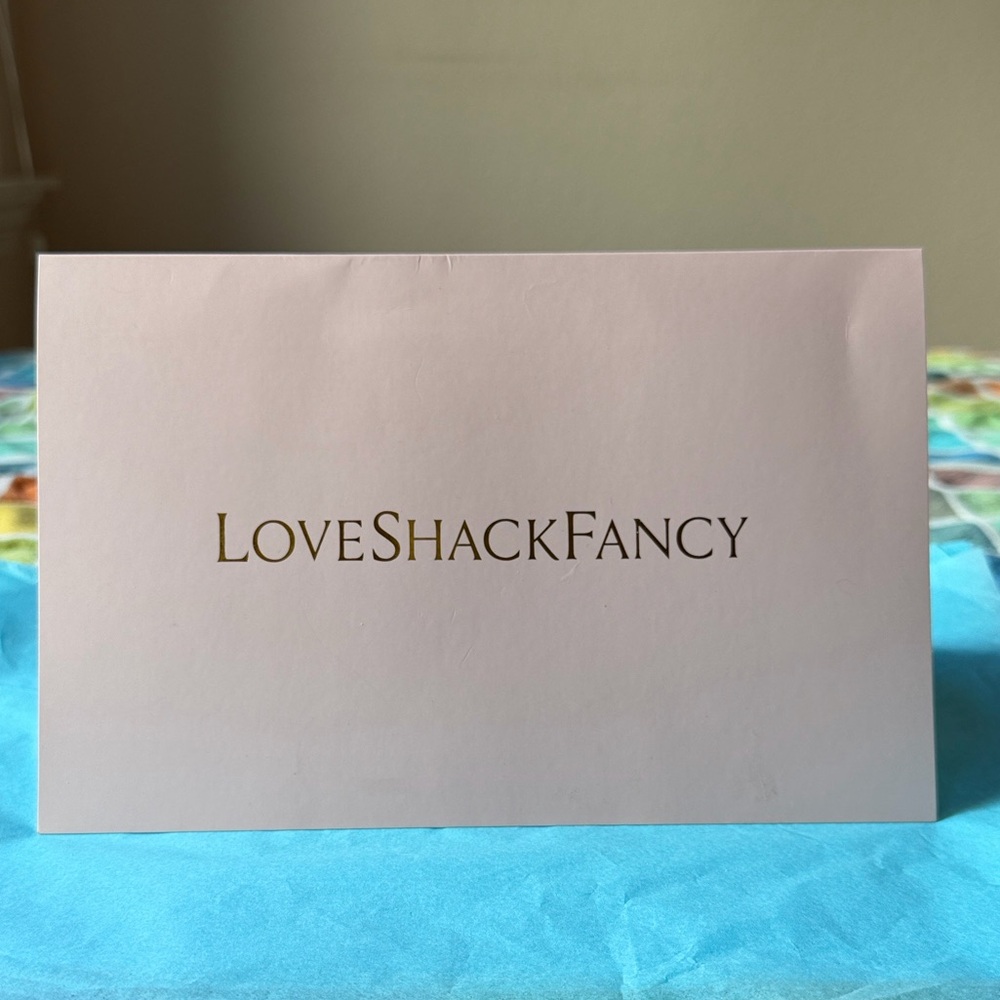 🎀 LOVESHACKFANCY SLEEVE ENVELOPE 🎀